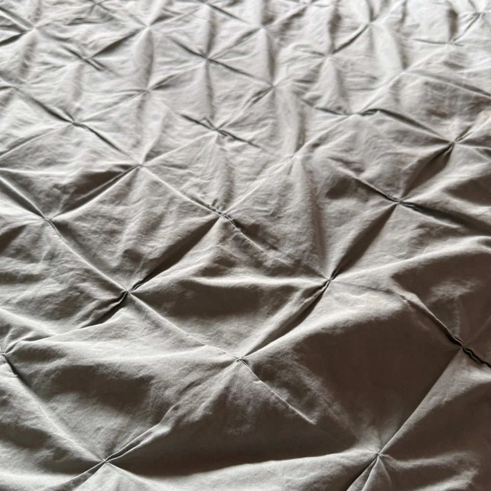 West elm sage green queen duvet cover and shams  Bedding Set